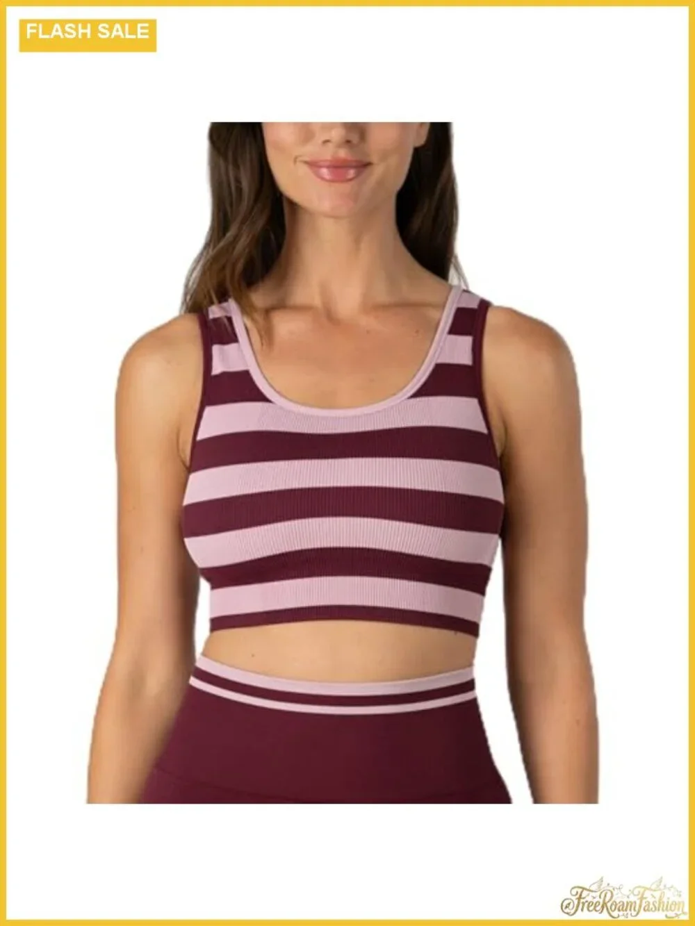 Women's Seamless Sports Bra Reversible 4-Way Wear Low Impact Wire Free